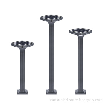 LED Solar Bollard Lights for Outdoor Pathway and Garden Decoration
